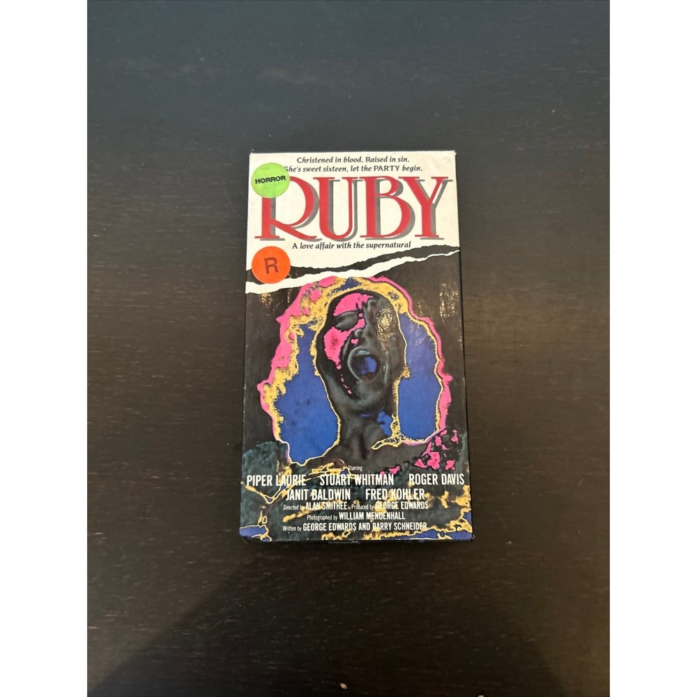 Ultra‎ Rare Ruby VHS Movie 1977